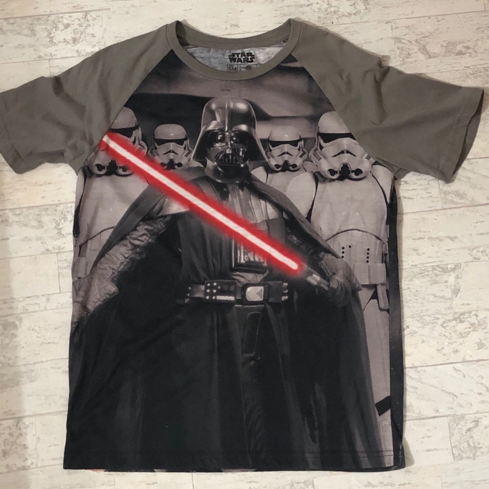 Star Wars T-shirt Darth Vader Millennium Falcon Sm